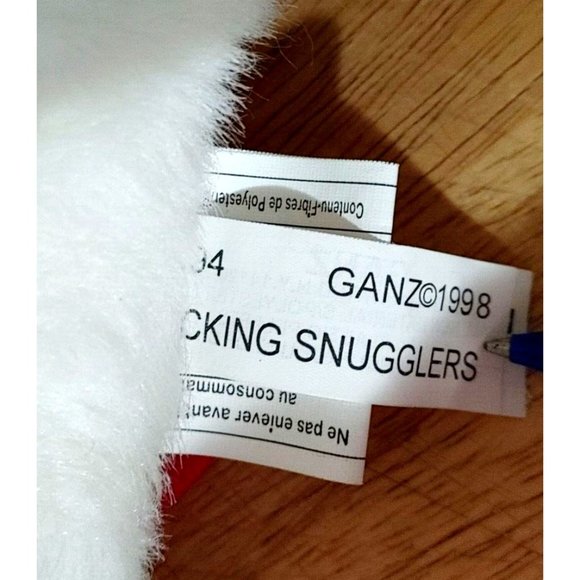Ganz Stocking Snugglers 1998 Vintage Plush Christmas Bear w/Stocking RARE - Picture 4 of 4